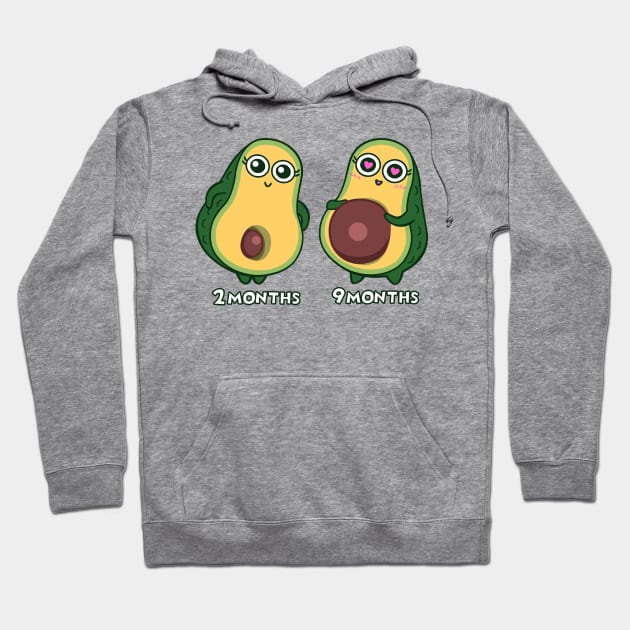 Avocado pregnancy Hoodie by albertocubatas